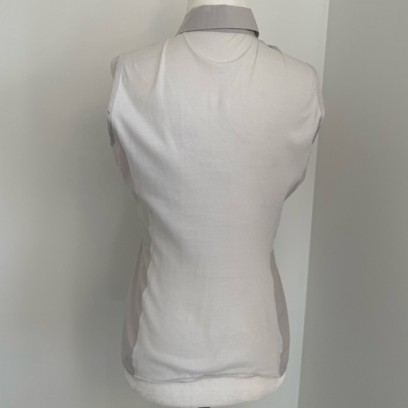 Jil Sander sleeveless fitted button down top - Picture 4 of 8